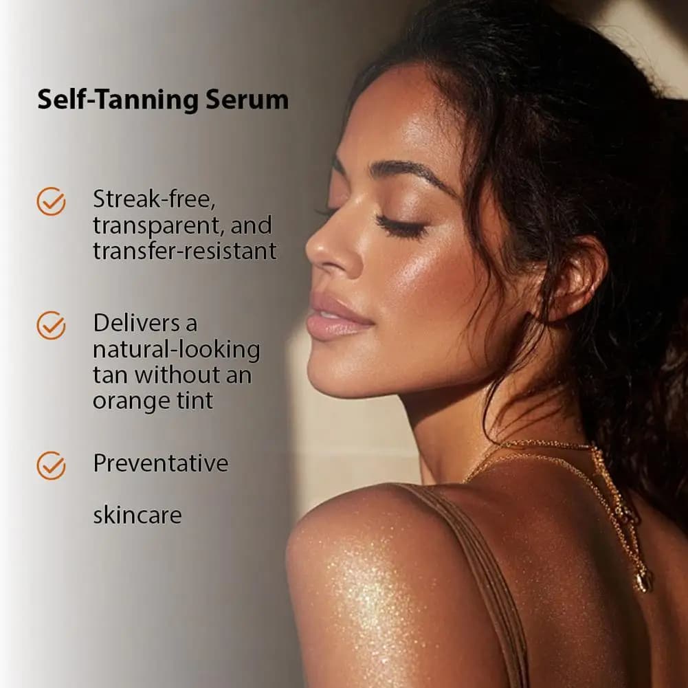 10 ml TAN-LUXE Gouttes autobronzantes visage et corps, huile illuminatrice bronzante, bronzage naturel, hydratant, extrait de plantes, essence bronzante