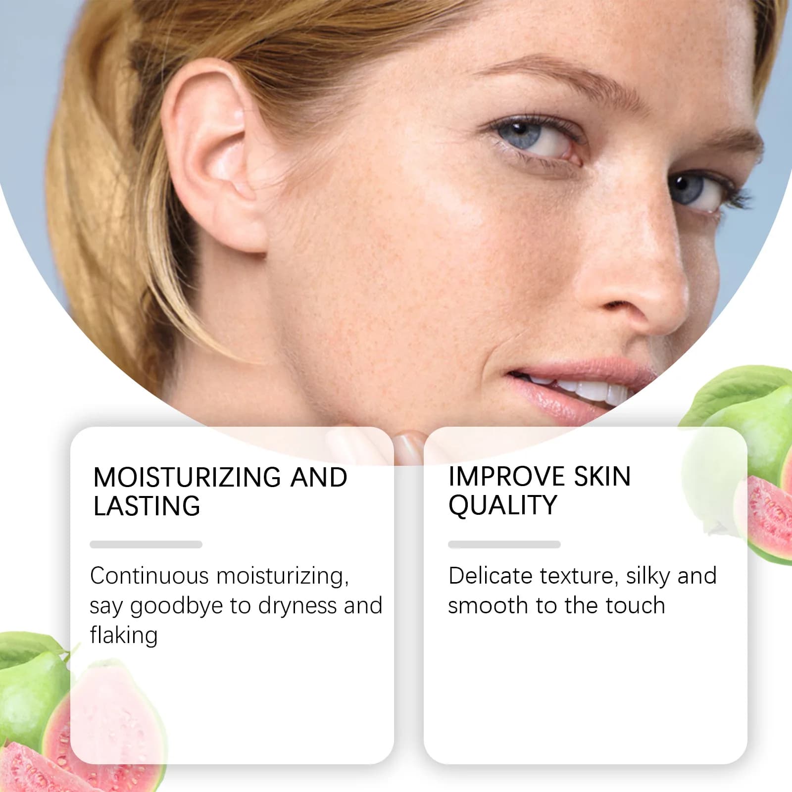 Huile de graines de goyave naturelle, réduit les rougeurs, minimiseur de pores, éclaircissant, hydratant, apaisant, réparation lumineuse, améliore la sécheresse, huile de Massage