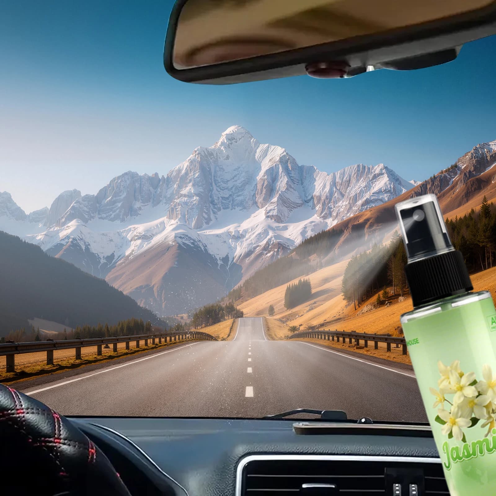 Désodorisant pulvérisé à la main parfumé au JASMINE 100 ml – Spray pour voiture