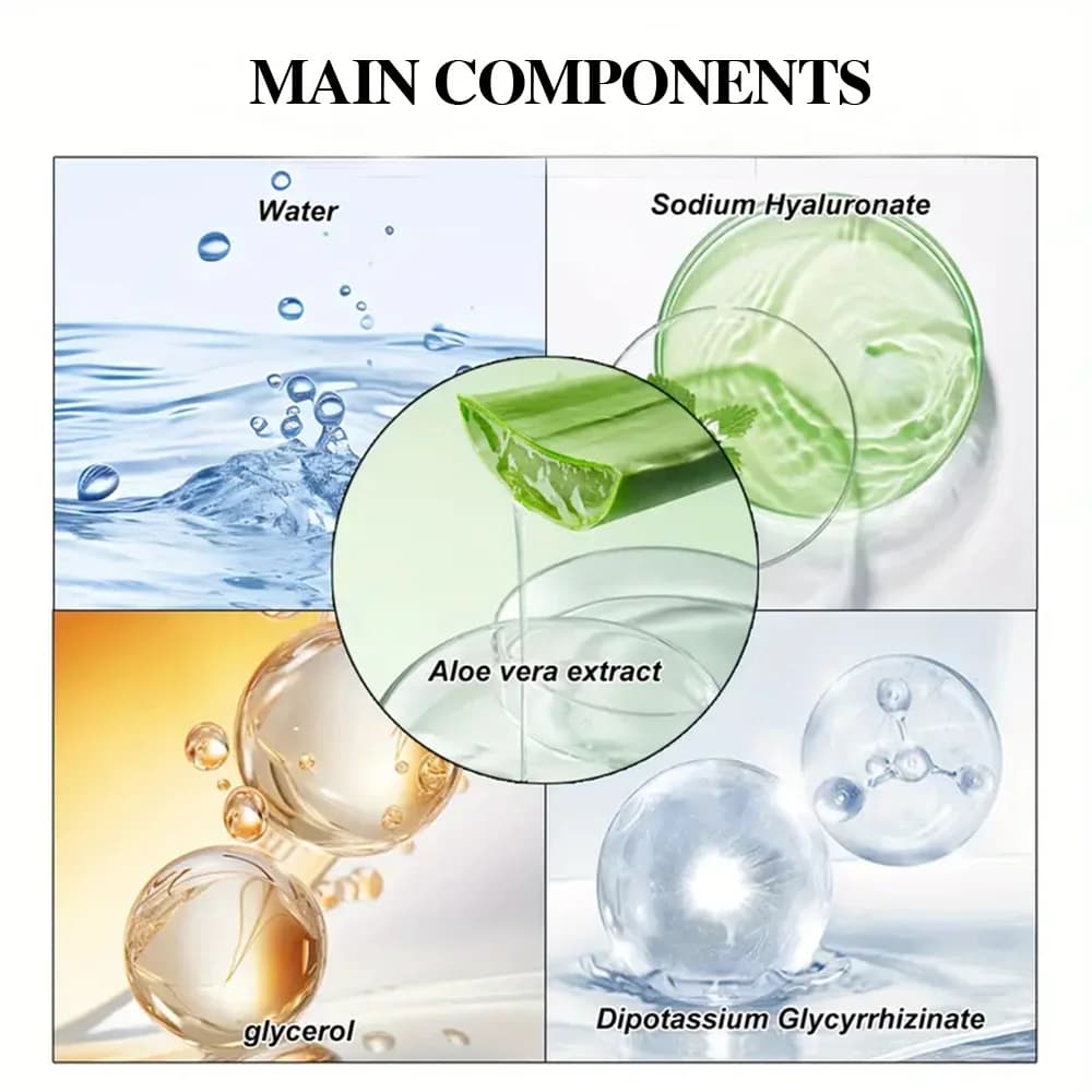 YOUNGCOME Huile essentielle hydratante pure à l'aloe vera
