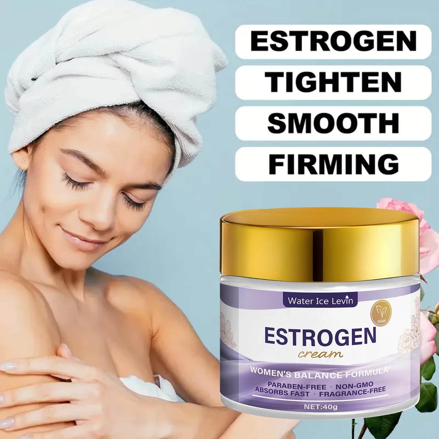 Crème Équilibre Hormonal Femme - Texture Rapide Absorption, Sans Paraben, Sans Parfum, Hydratation Profonde, Soin Hivernal