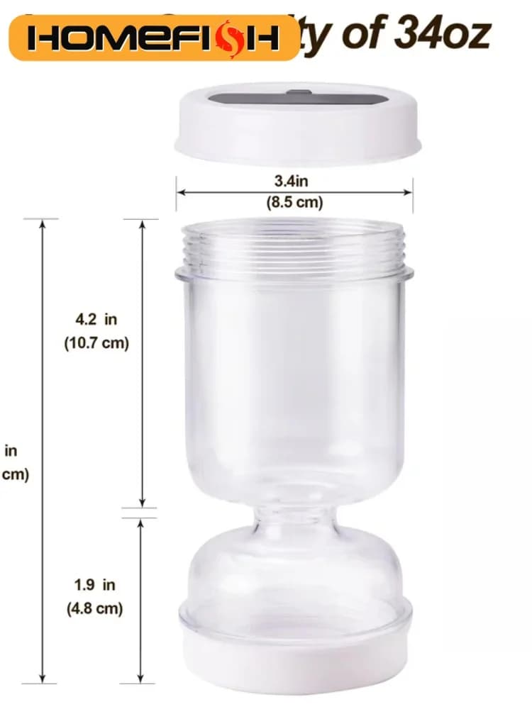 Nouveau pot à olives et cornichons avec passoire, pot sablier avec passoire, récipient à cornichons à couvercle rabattable pour un stockage hermétique des aliments