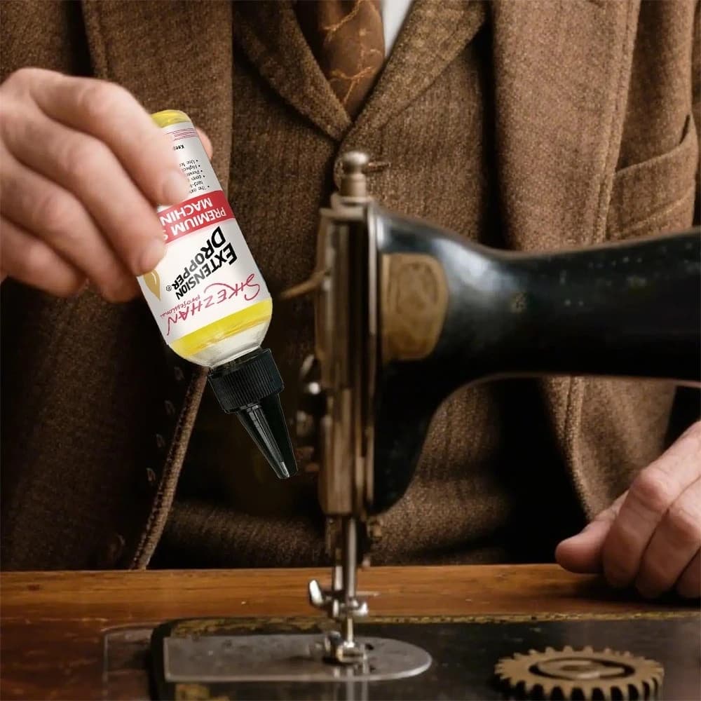 Huile pour machines à coudre premium – Lubrifiant pour machines à coudre domestiques et industrielles, antirouille, fonctionnement fluide