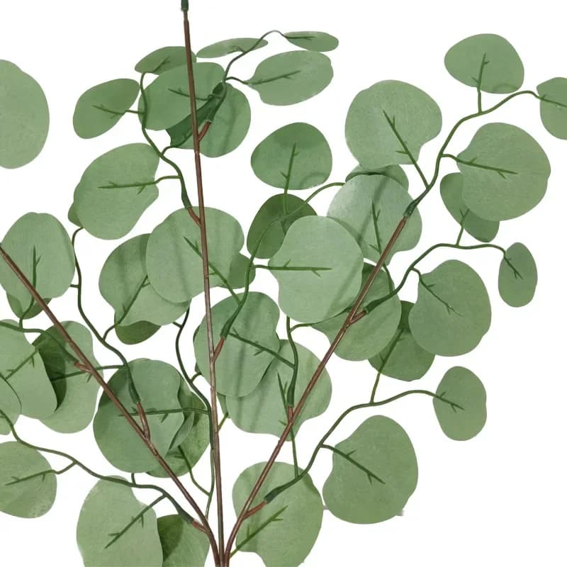 Feuilles d'eucalyptus artificielles pour la décoration intérieure, fausses plantes vertes, photographie de mariage, accessoires de décoration