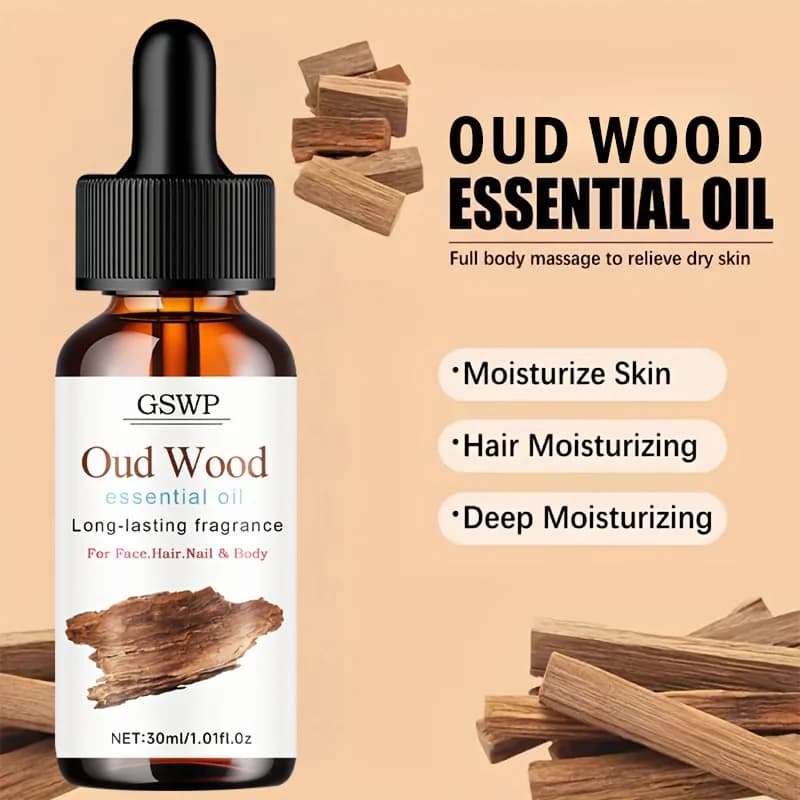 Huile essentielle d'agarwood GSWP : Hydrate et nourrit en profondeur