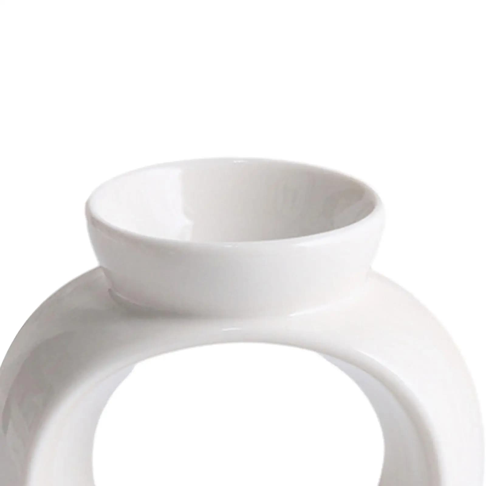 Brûleur d'Huiles Essentielles en Porcelaine, Encensoir Décoratif, Chauffe-sexuellement, Brûleur d'Arôme pour Jardin, Salon, Porche, Bureau
