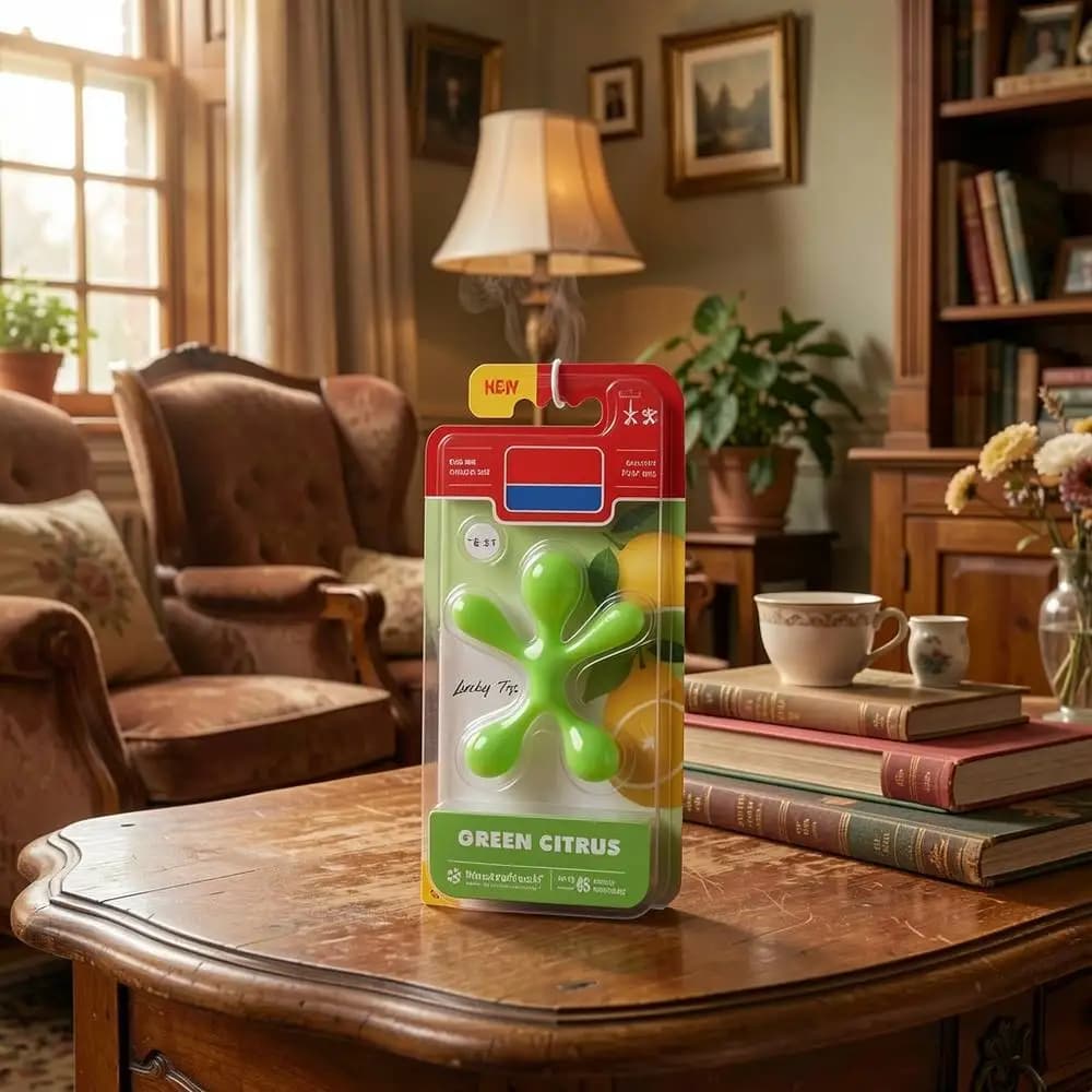 Diffuseur d'aromathérapie en céramique pour voiture avec huiles essentielles pour la relaxation, la concentration et l'air frais dans la voiture ou au bureau