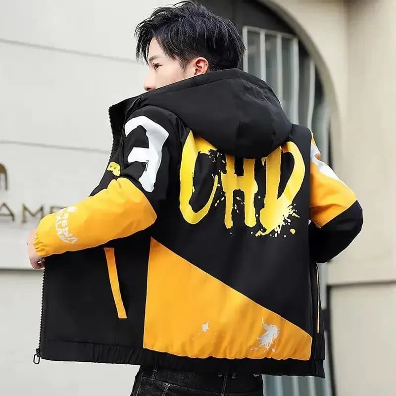 Manteau à capuche rembourré pour hommes