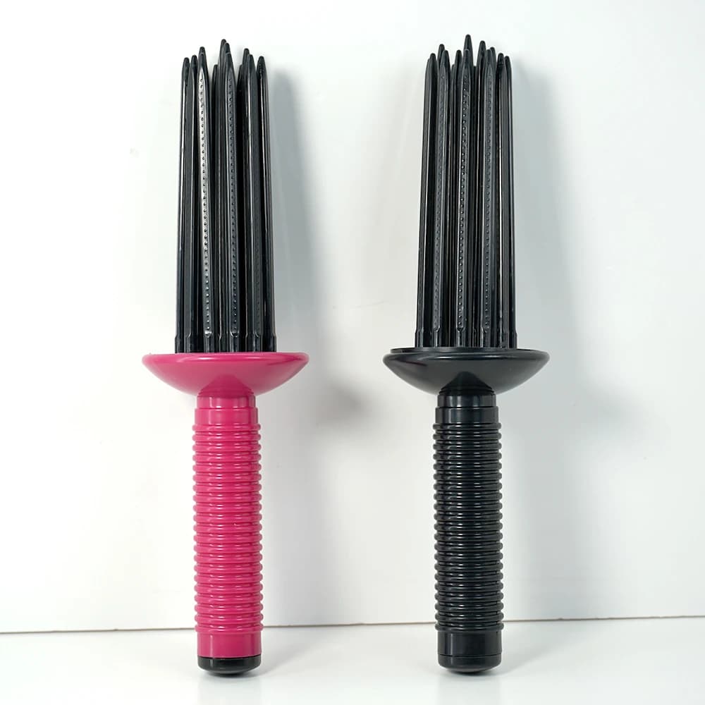 Peigne professionnel en rouleau de friser pour cheveux, brosse ronde, outils de coiffure, Portable, antidérapant, peigne en rouleau bouclé de voyage