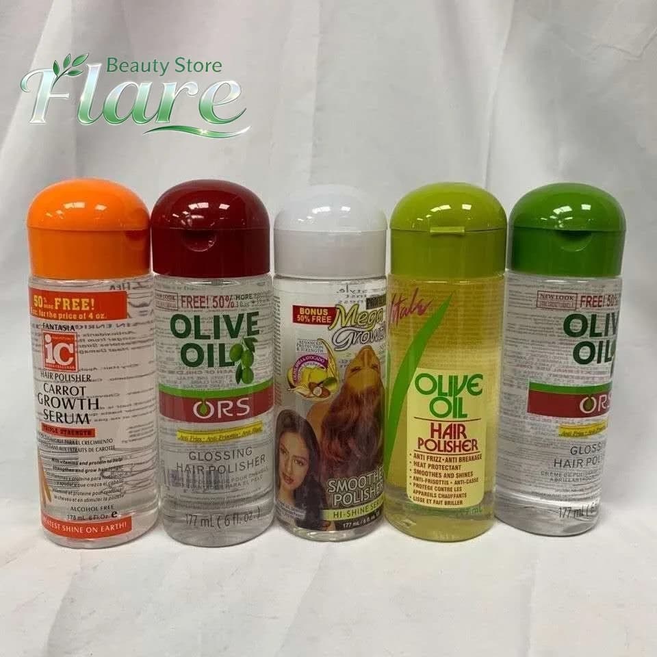 Brume Capillaire Polissante à l'Huile d'Olive Vitale 177ml pour Réparer les Pointes Fourchues