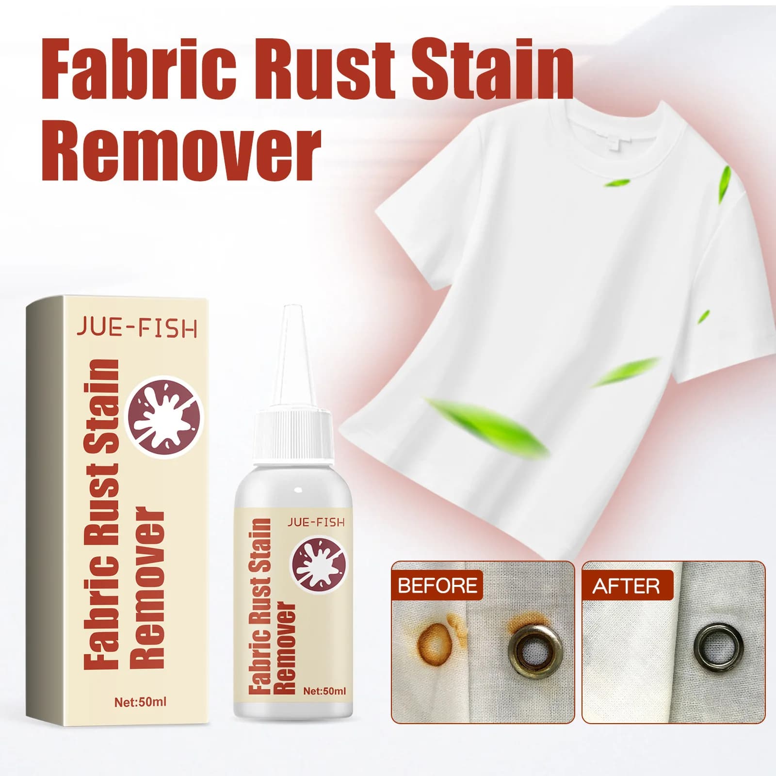 Détachant anti-rouille pour tissus, huile pour vêtements, livres SAF, décontamination des vêtements ménagers, jaunissement, élimination des taches de lessive