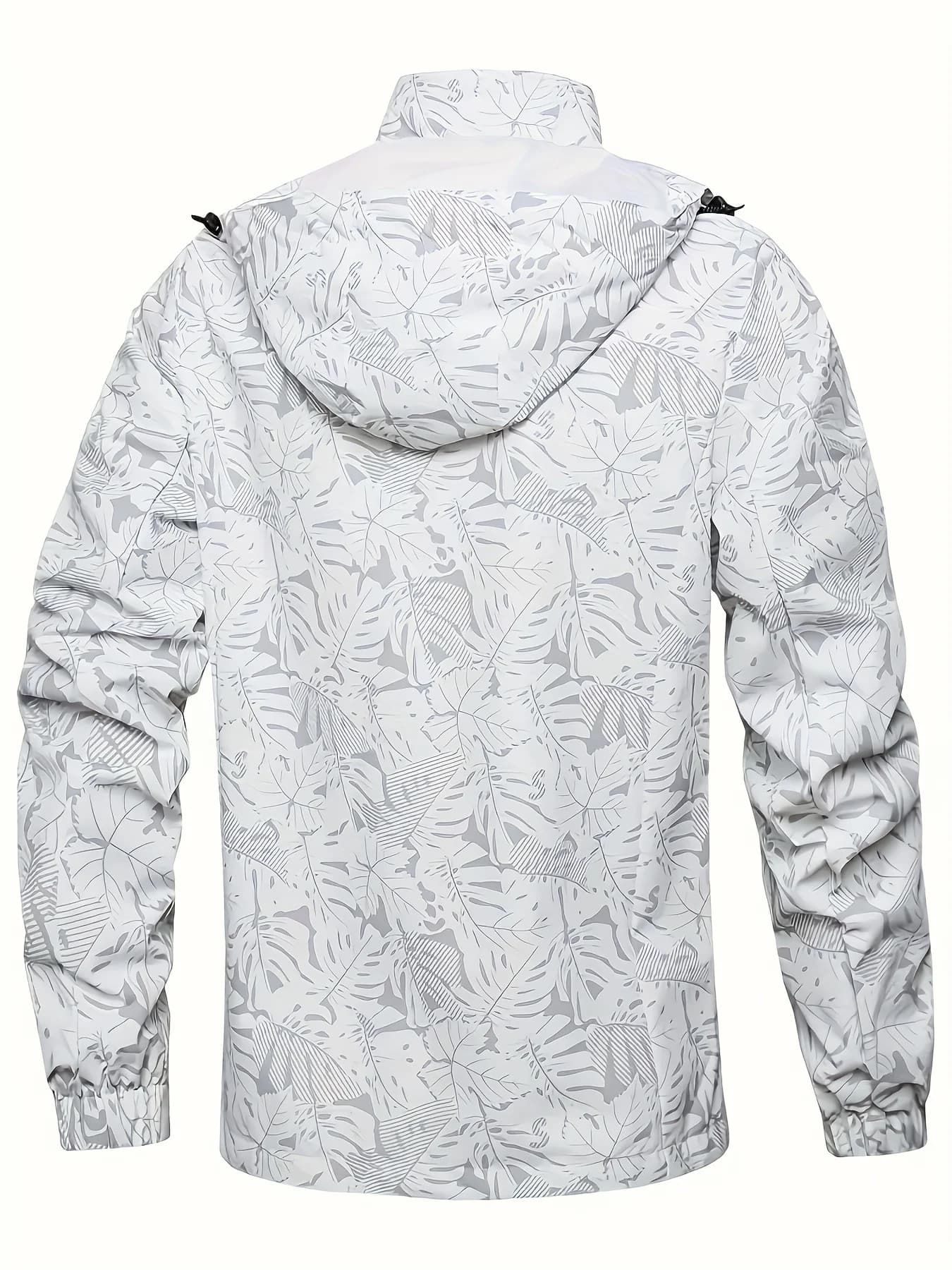 Veste à capuche, veste décontractée zippée pour homme