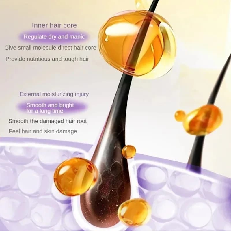 Spray d'huile capillaire inoffensive de qualité supérieure, huile revitalisante nourrissante parfumée, hydratant en profondeur pour cheveux bouclés, cadeau pour femmes, 100ml