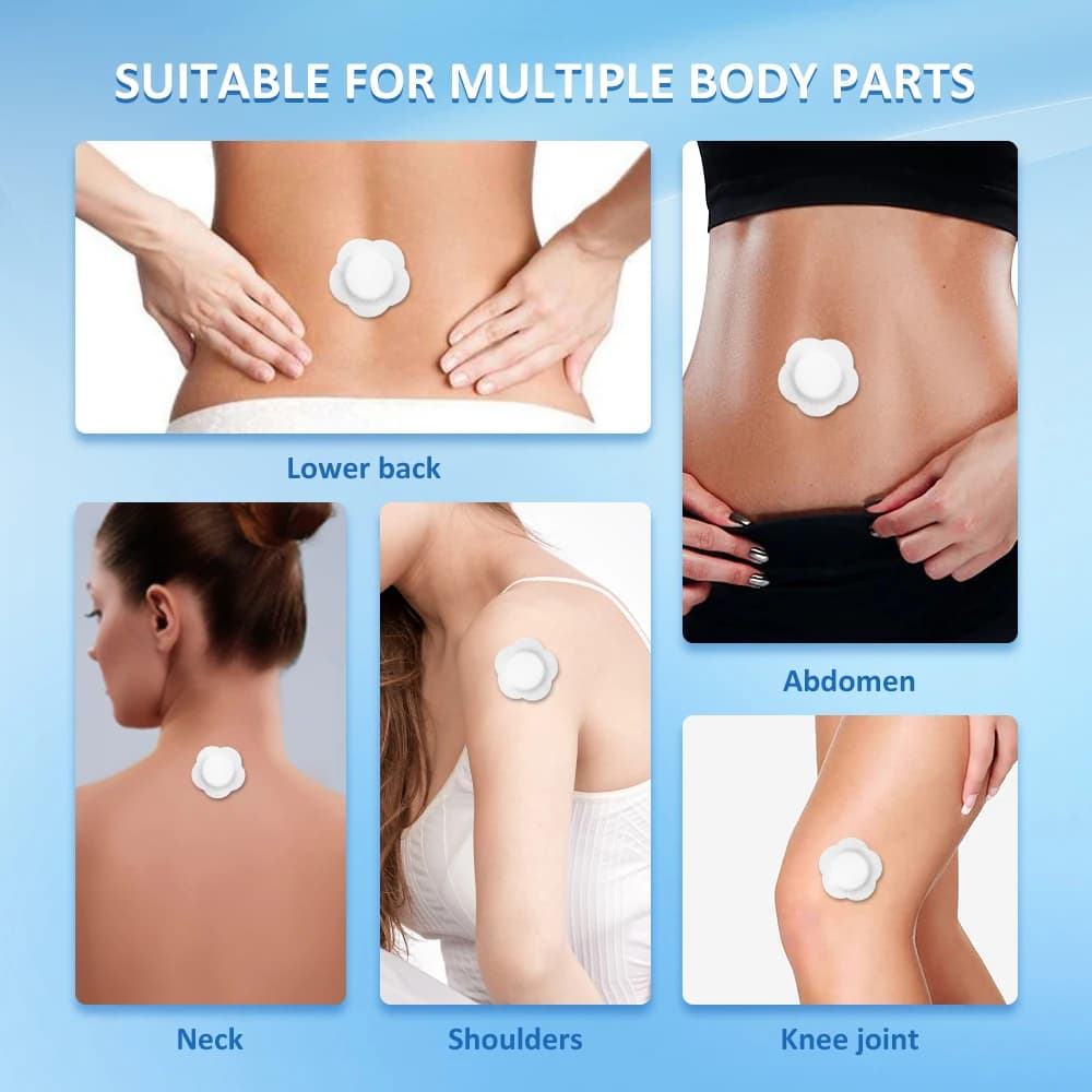 Patchs d'huile de ricin jetables, 10 pièces, paquet d'huile de ricin, tampons auto-adhésifs en coton biologique pour le nombril, conception Anti-fuite