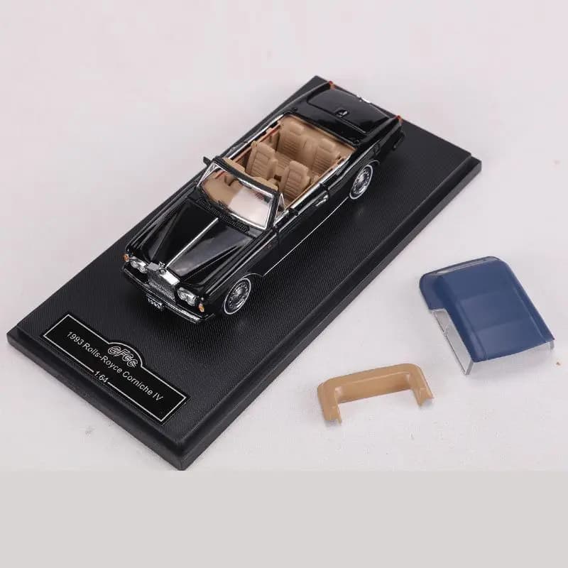GFCC 1:64 Rolls-Royce Corniche IV 1993 Drophead Coupé Soft-Top Vintage Alliage Diecast Classique Luxe Convertible Modèle Collecteurs