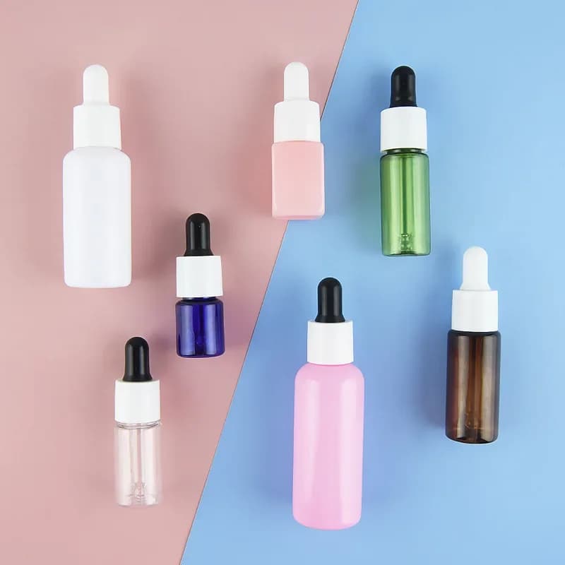 Bouteille d'huile essentielle en plastique de 5 à 50ml