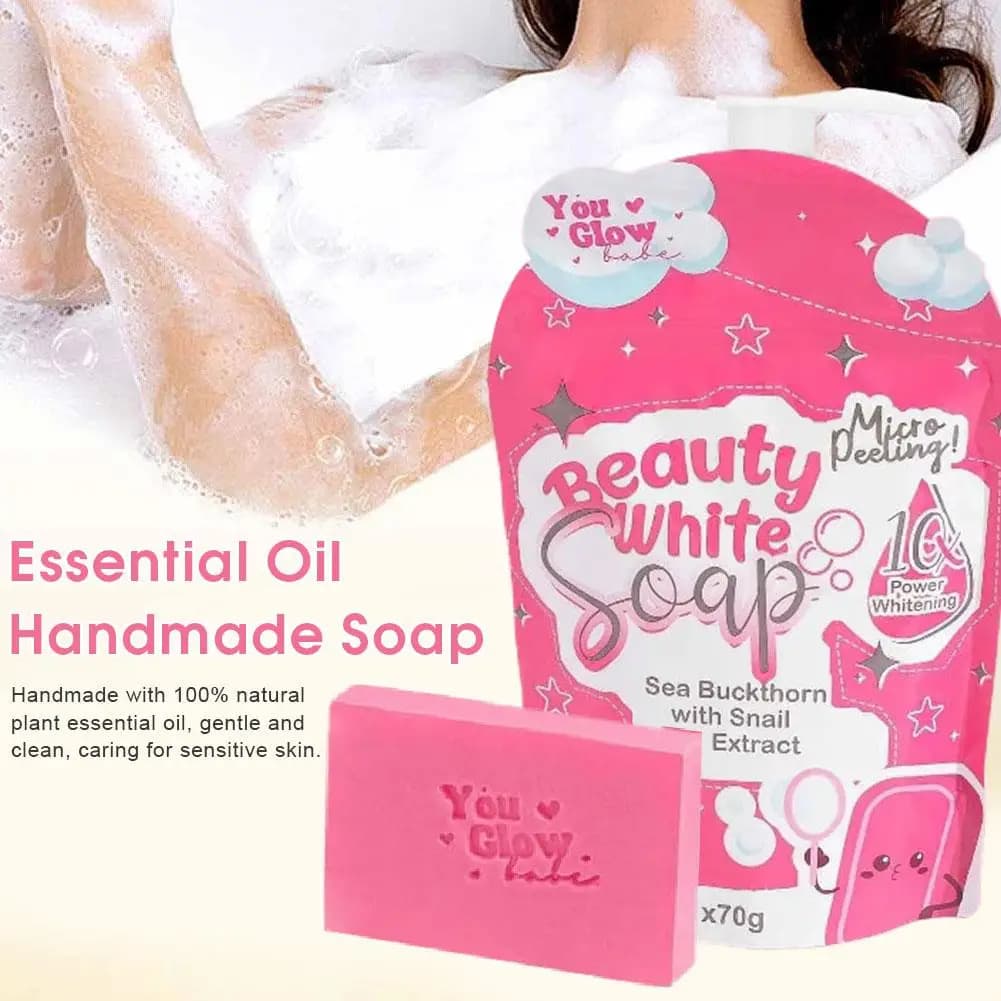 Savon à l'huile essentielle pur fait à la main-lavage rafraîchissant du visage et du corps, savon parfumé naturel pour le bain nettoyant santé du corps
