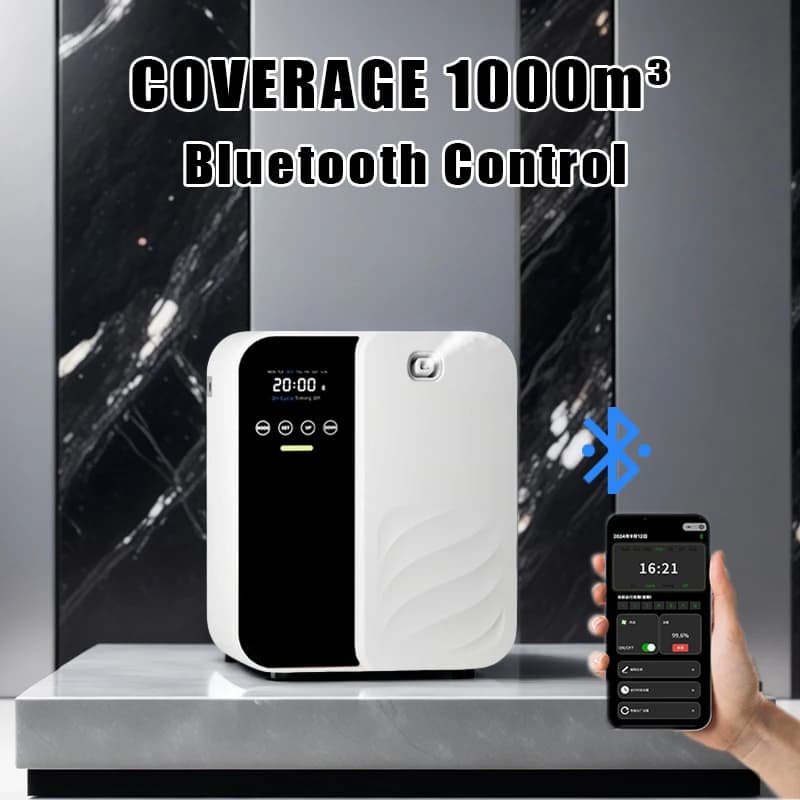 Diffuseur d'arômes sans eau, diffuseur électrique 1000m³, machine à parfum, huiles essentielles, désodorisant, machine à huiles essentielles