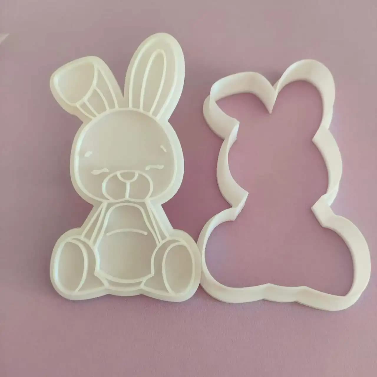 Emporte-pièce Lapin pour Fondant, Sucre et Biscuits – Moule Arche pour Pâtisserie et Décoration de Cuisine