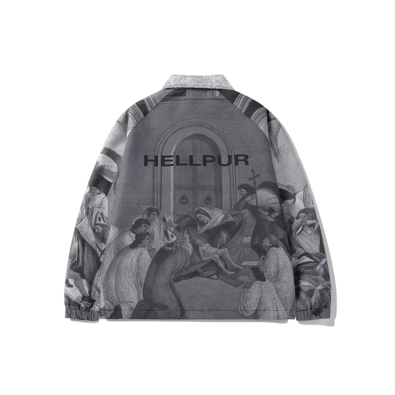 Nouvelles vestes décontractées fines à imprimé style peinture à l'huile pour homme