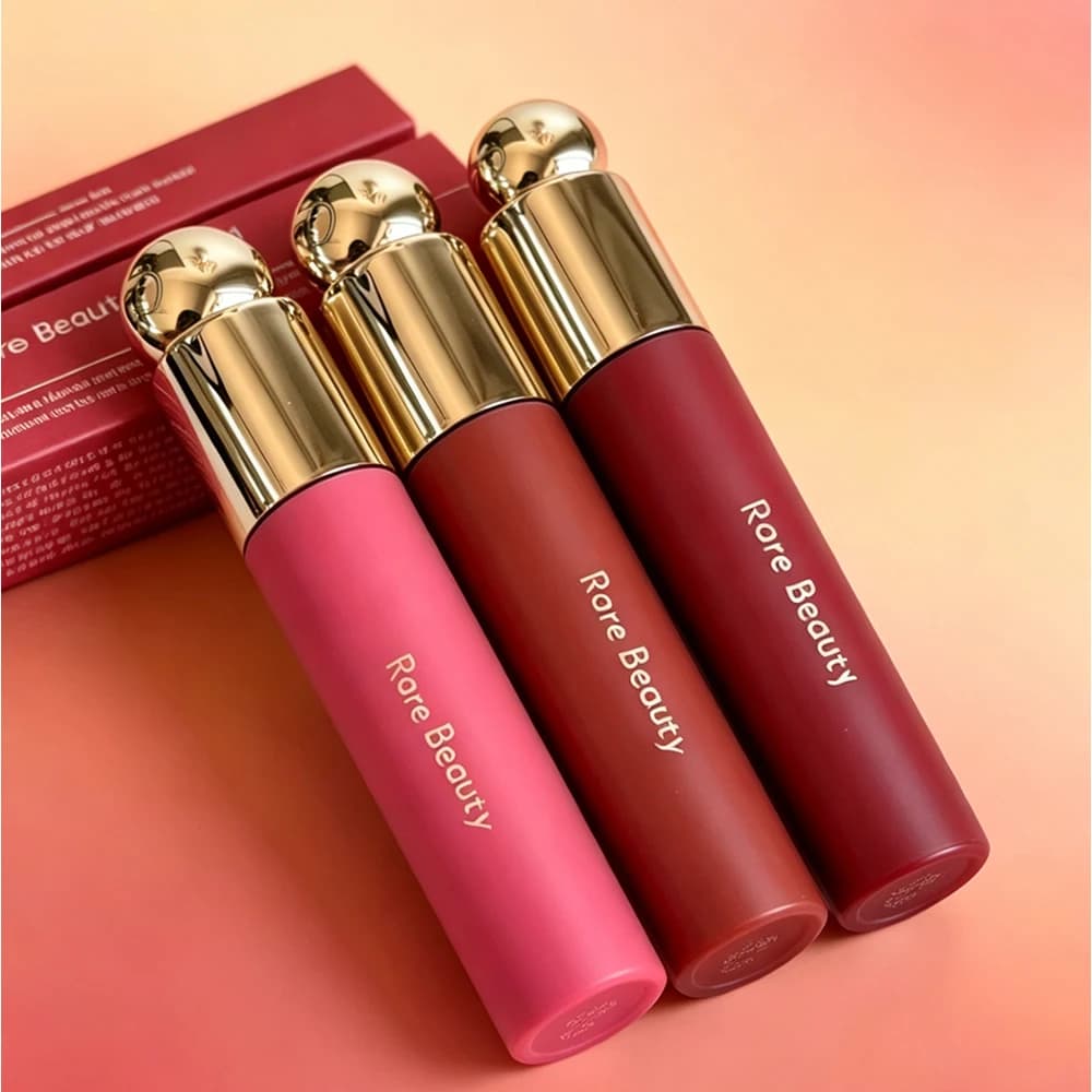 Rare Beauty Trendy Beauty Lip Lacquer Gentle Mellow Sheer Lip Salve Non-tacky Nourish Airy Bloom Mute Lip Hue