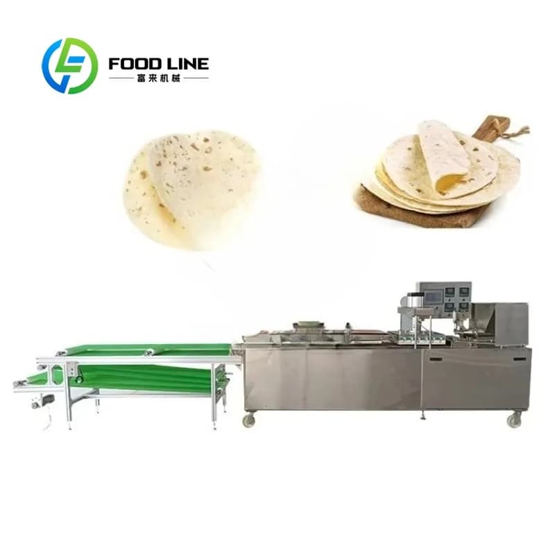 Machine De fabrication De Tortilla De maïs Turque entièrement automatique, 30cm, Roti Chapati, ligne De Production De pain Pita