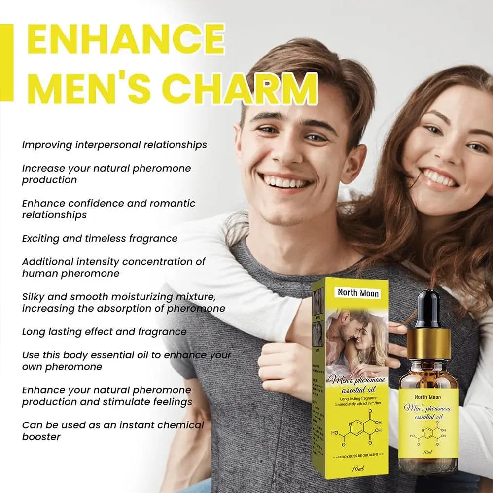 Huile essentielle de phéromone 10ml, parfum de phéromone pour hommes et femmes, huile essentielle de phéromone unisexe, parfum de flirt
