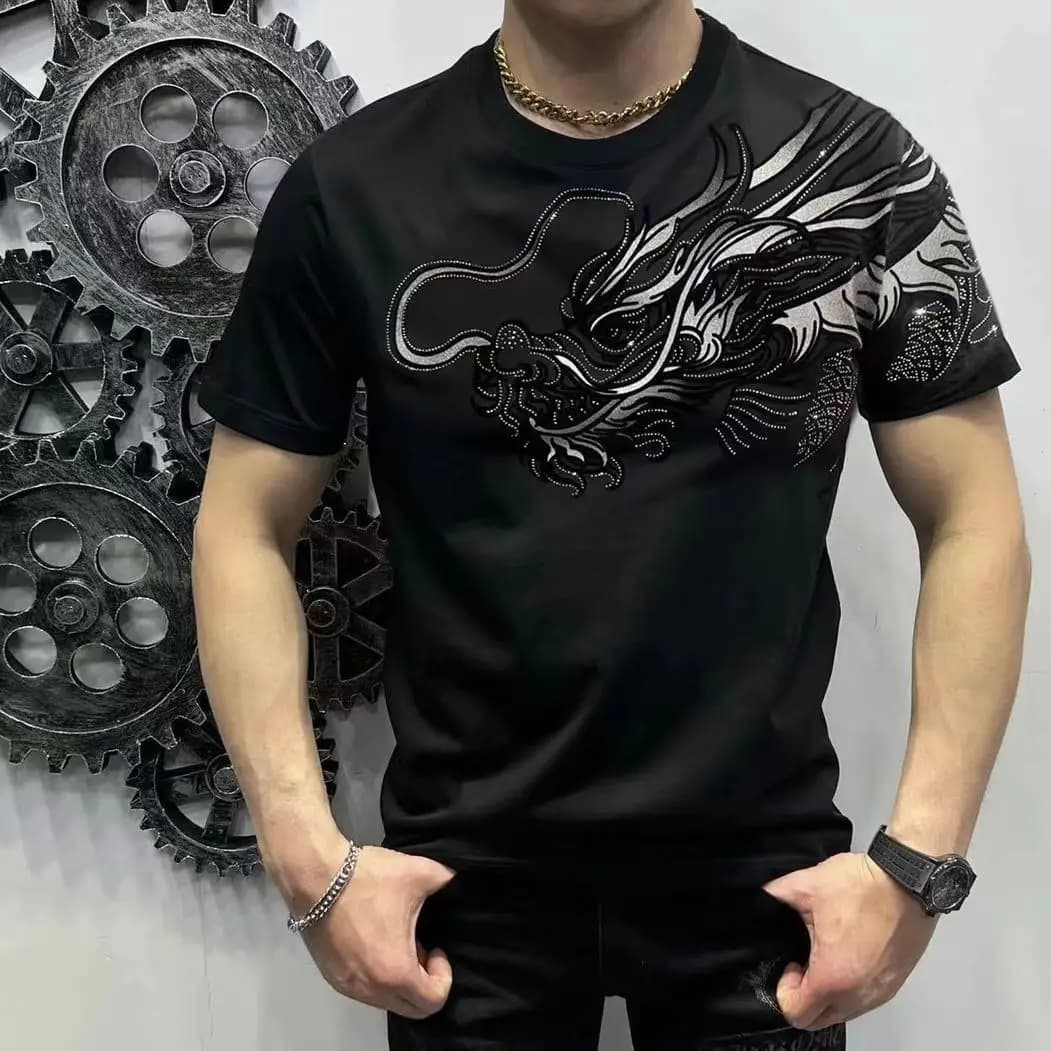 T-shirt avec biscuits pour homme, haut imprimé cool, graphique noir, gothique, grunge, rock, vêtements bon marché, haute qualité, basique, S