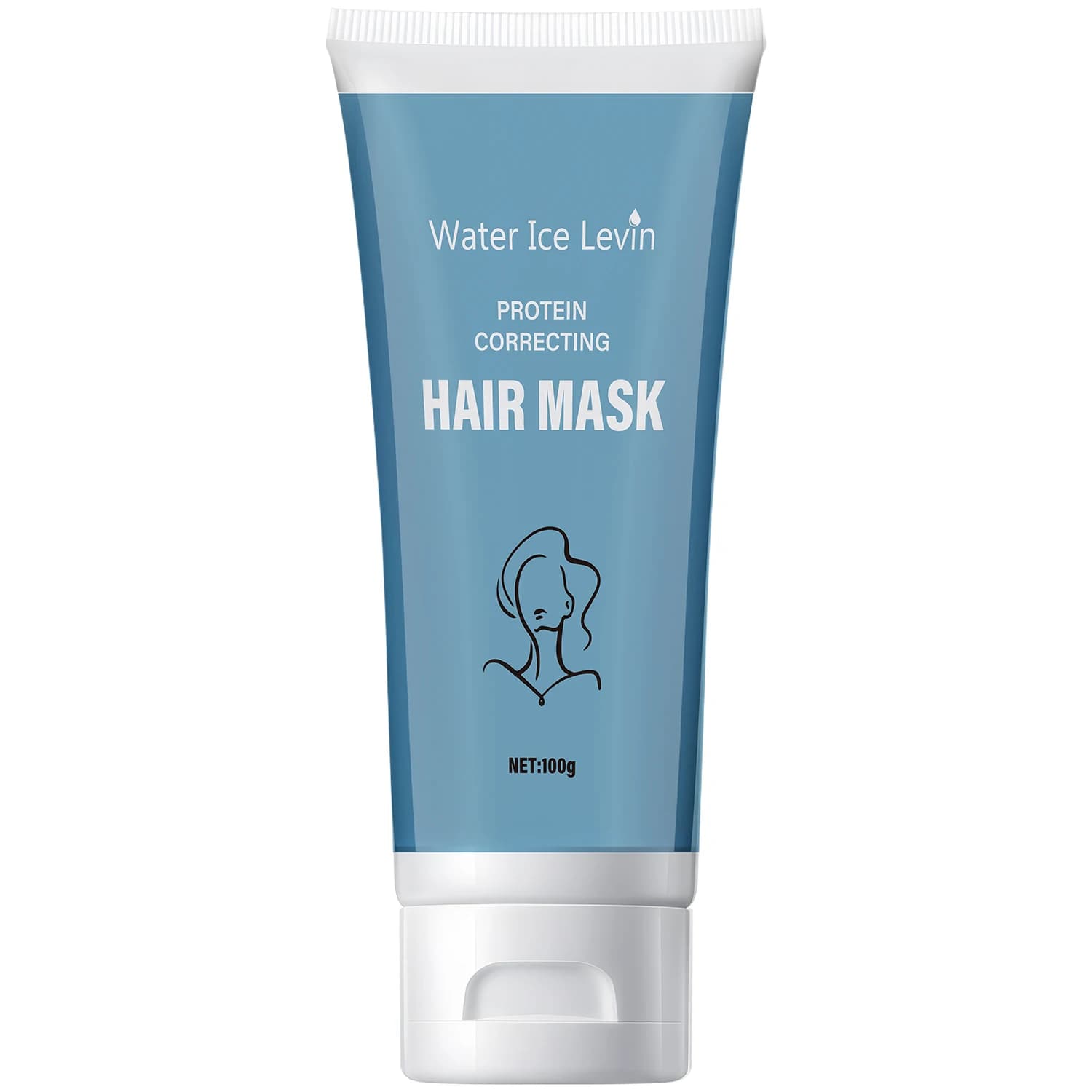 Masque capillaire à la kératine, hydrate et nourrit les cheveux, lisse les cheveux raides, adoucit les cheveux abîmés et crépus, rend les cheveux hydratés et lisses, convient à tous les types de cheve