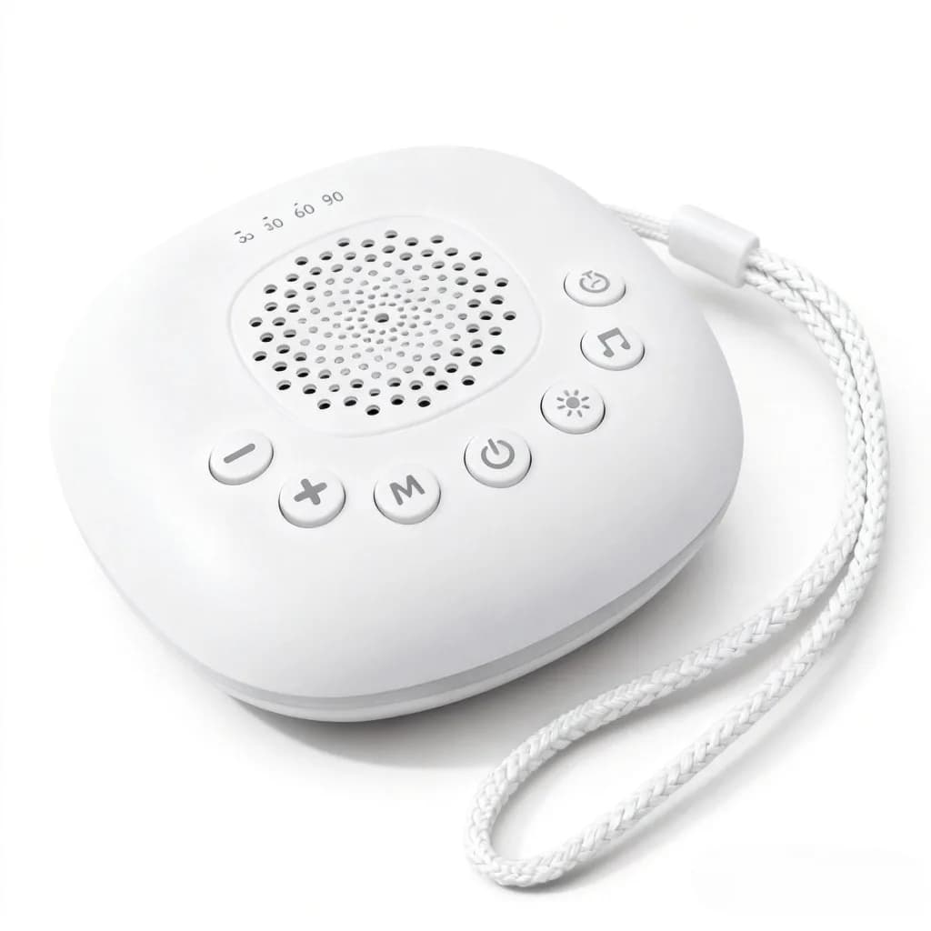 Machine à bruit blanc Portable, aide au sommeil avec lumière respiratoire LED et 20 Types de musique légère, dispositif de méditation pour la Relaxation