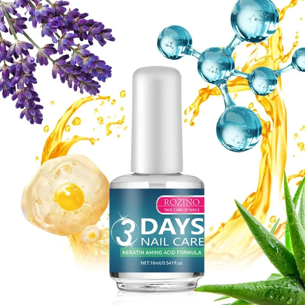 Huile nourrissante pour ongles, 16ml, anti-seccheur, anti-casse et anti-desquamation, huile réparatrice brillante pour renforcer les ongles, R9N7