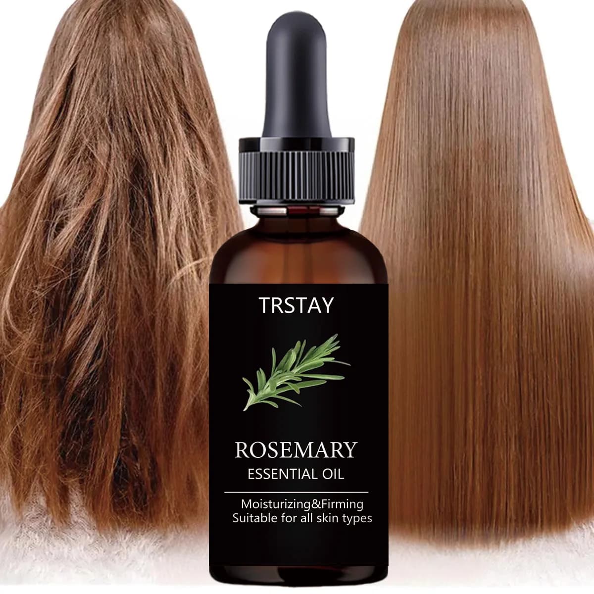 TRSTAY – huile essentielle de romarin pour le soin des cheveux, améliore les dragées des cheveux endommagés, les follicules bloquantes, active et la croissance, lubrifie les cheveux