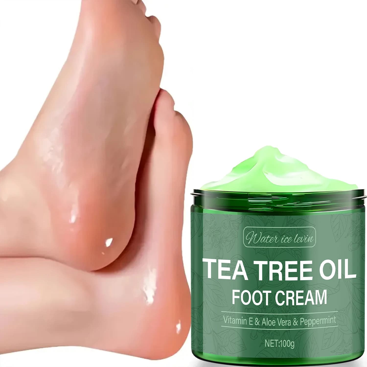 Crème pour les pieds à l'huile d'arbre à thé