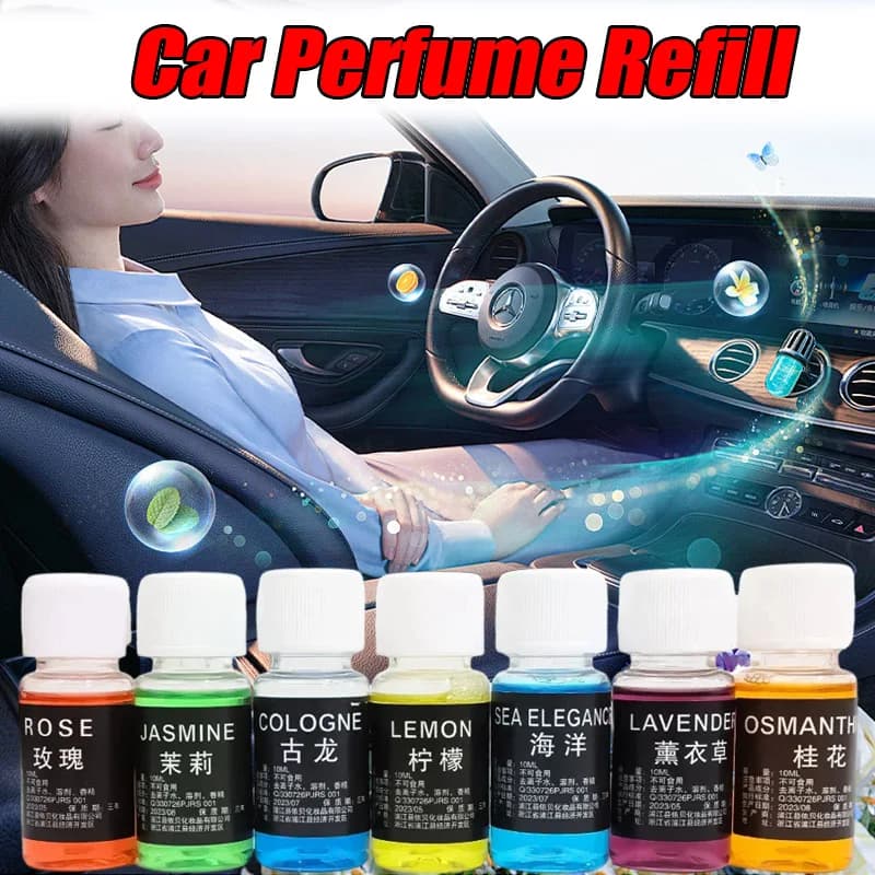 Recharge de parfum de voiture, huile essentielle liquide, désodorisant, réapprovisionnement pour diffuseur d'arôme végétal naturel, humidificateur de parfum
