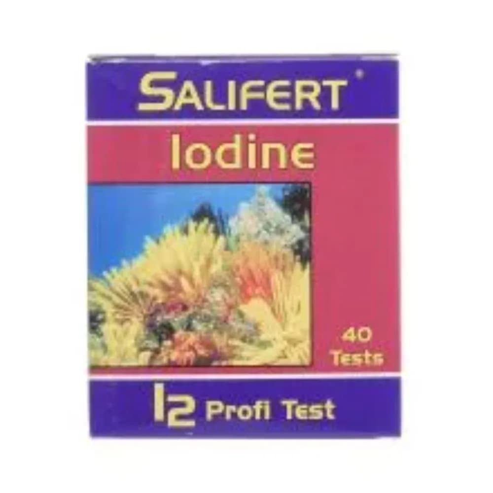 Salifert Iodine I2 Profi-Test - Kit de test de l'eau marine haute précision pour aquarium de récif corallien