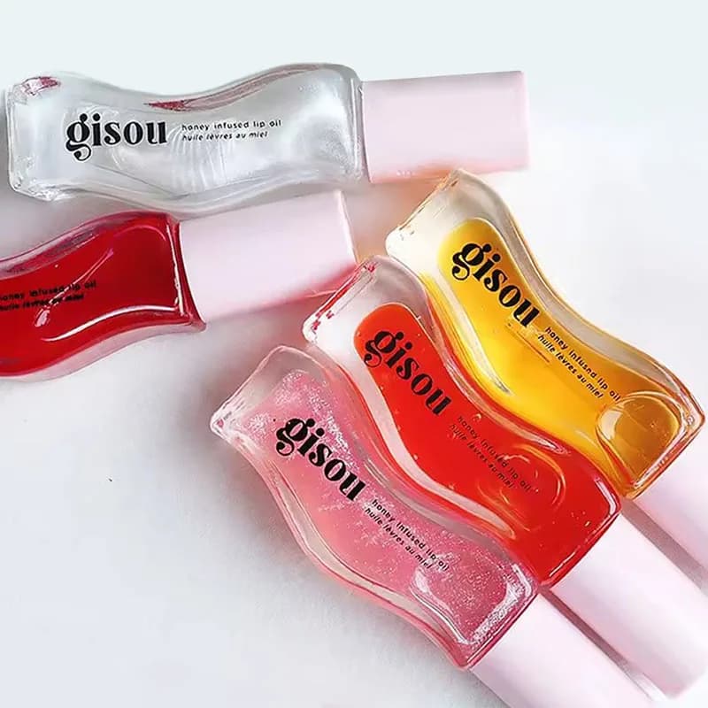 Nouveau Gisou miel huile capillaire 20ml Essence huile pour les lèvres rouge à lèvres hydratant réduire les lignes des lèvres liquide exfoliant brillant maquillage lèvres soin