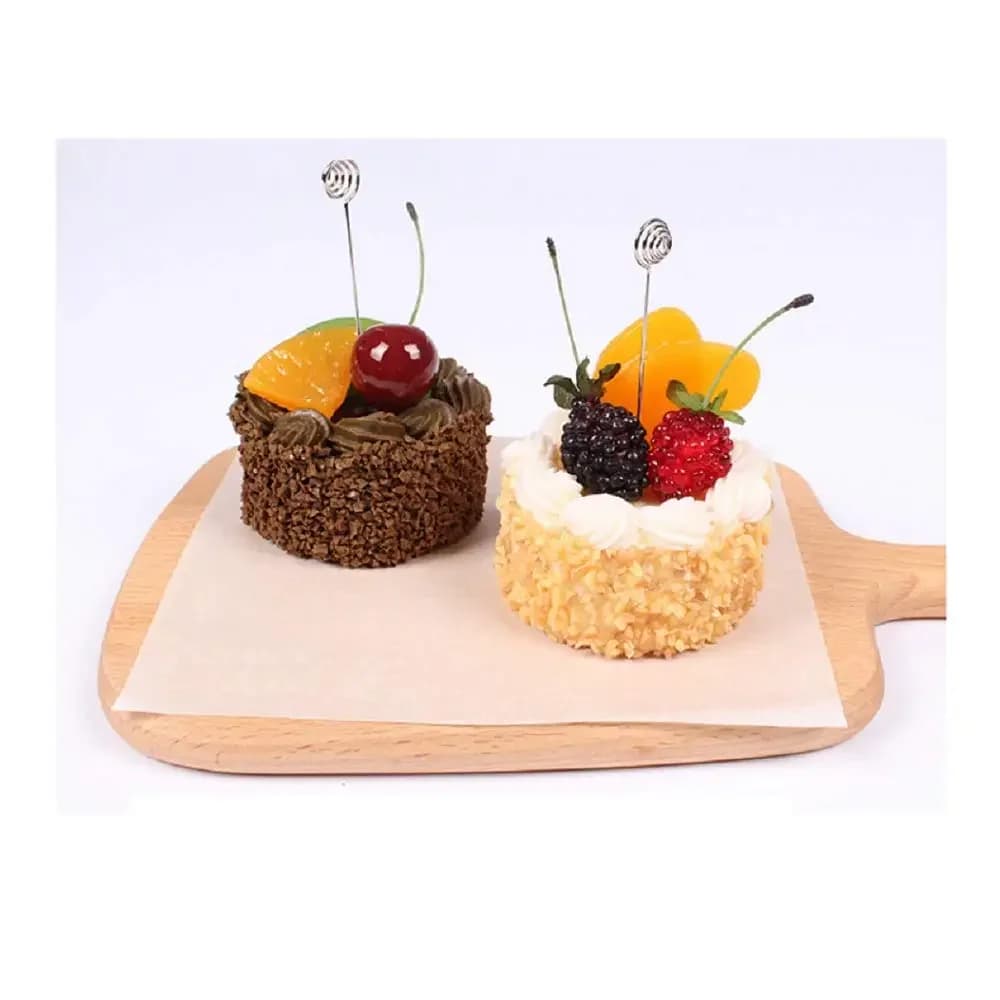 Feuilles de cuisson en papier parchemin, parchemin de cuisson antiadhésif prédécoupé, pour la cuisson des grillades, friteuse à air, tasse à pain à la vapeur, biscuits à gâteaux
