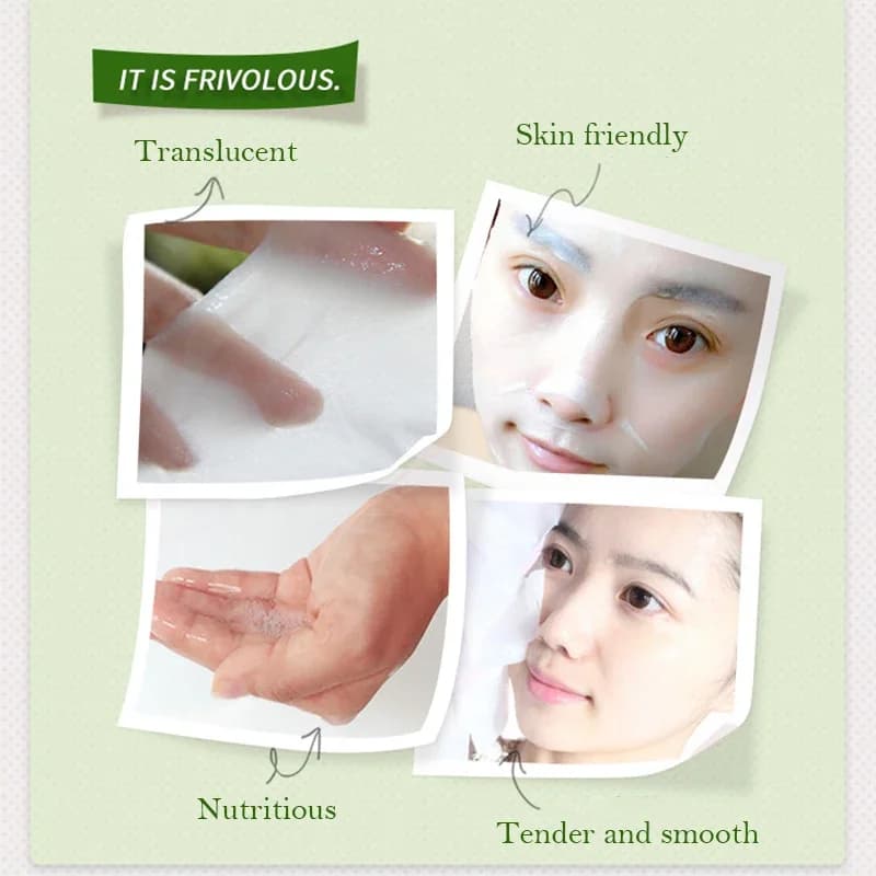 Masque facial aux plantes naturelles, hydratant, contrôle de l'huile, anti-âge, fruits, profitabilité, feuille coréenne, beauté, soins de la peau, 20 pièces