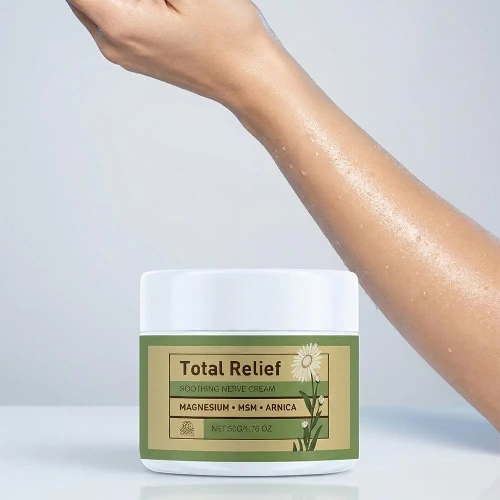 1-3Pcs Crème corporelle apaisante au magnésium - Soulage les tensions et l'inconfort musculaire, hydratation profonde pour tous les types de peau