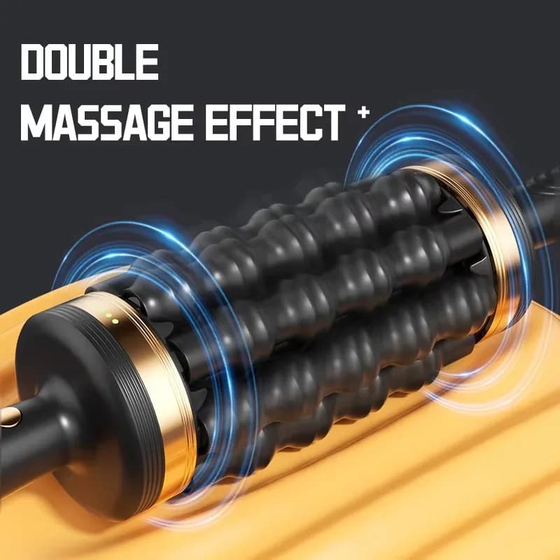 Rouleau électrique pour la relaxation musculaire, thérapie par percussion, massage anticellulite, machine rechargeable pour le modelage du corps et l'amincissement