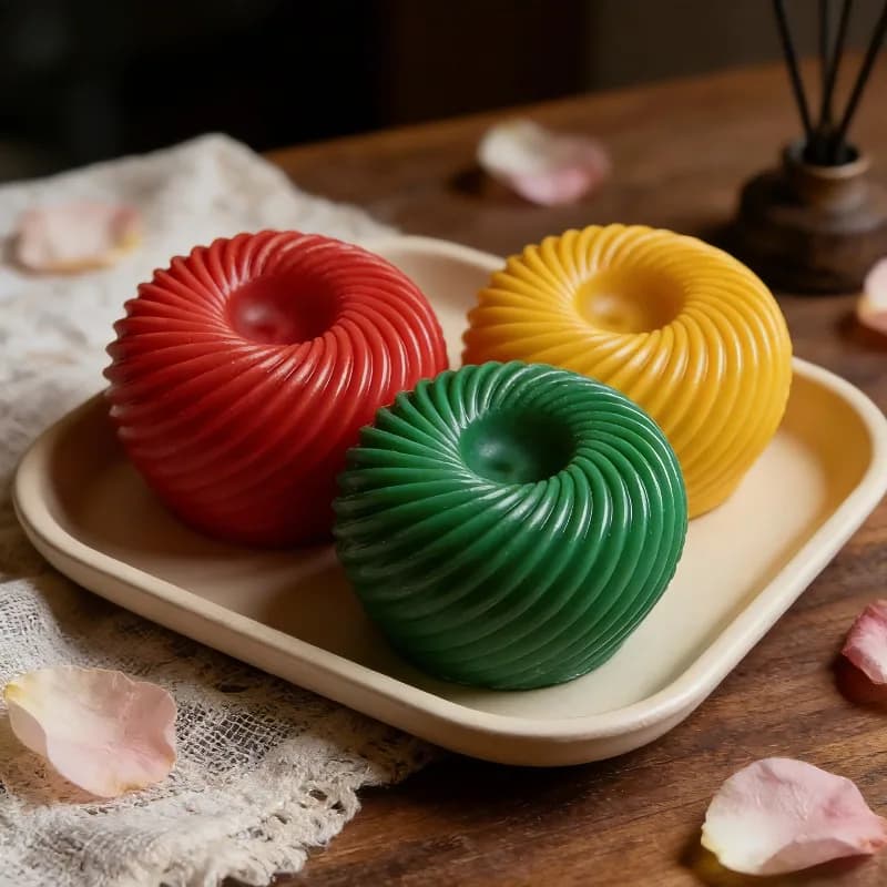 Moule en silicone pour gâteau mousse à la pomme en spirale Pâtisserie française Chocolat Design simple et moules créatifs