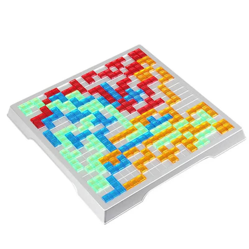 Jeu de société de stratégie pour enfants, jouets éducatifs, jeu de carrés colorés, facile à jouer pour enfants, fête de famille, jeux d'intérieur, Puzzle cadeau