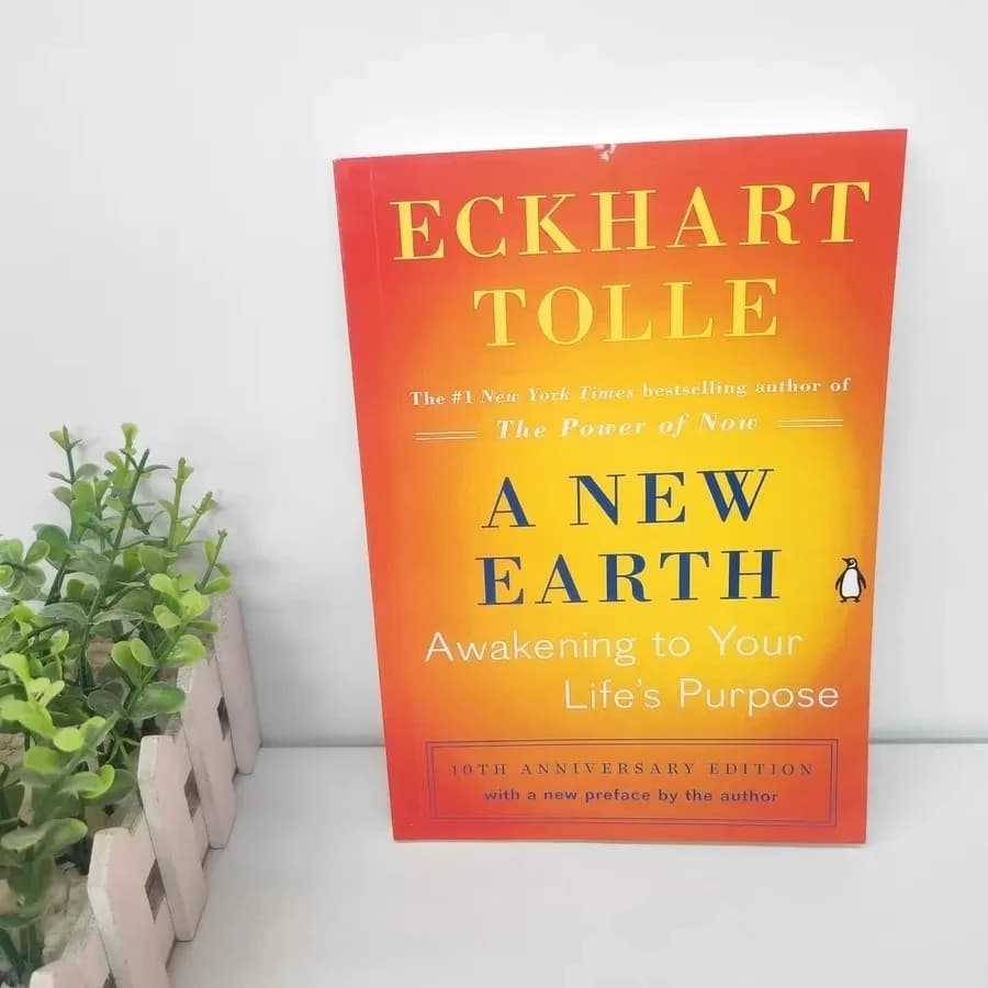 Une nouvelle Terre d'Eckhart Tolle Éveil vers le Scopo de votre vie Livre anglais