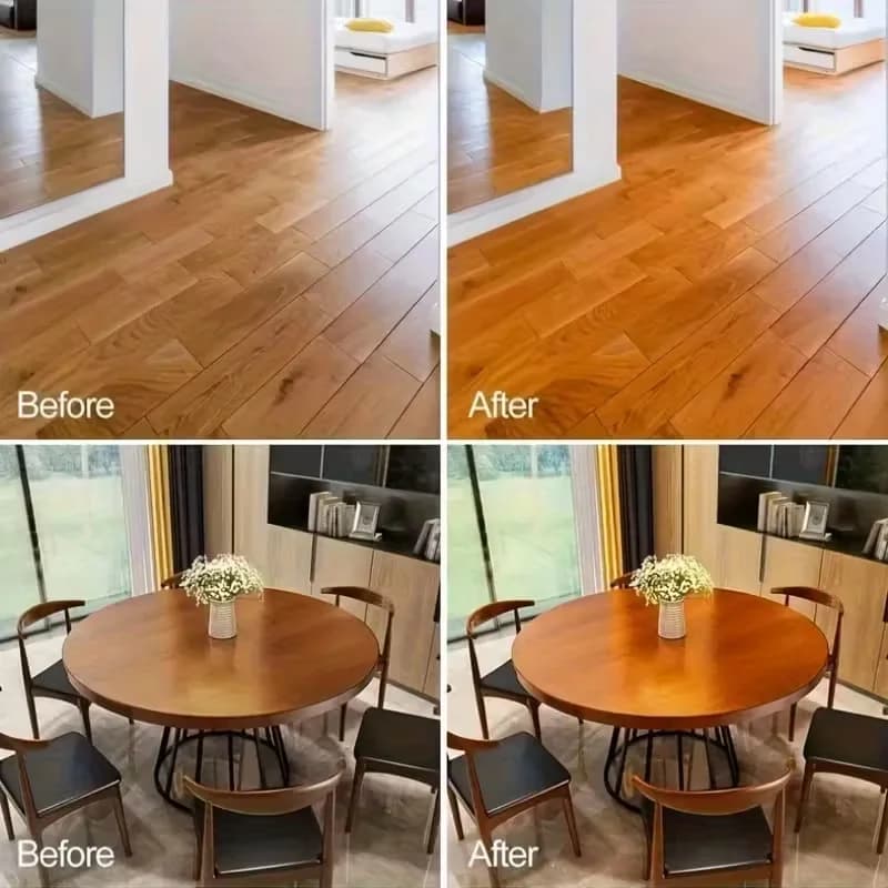 Cire essentielle pour sols, polissage professionnel pour parquet, brillance longue durée, restaure et protège les surfaces de revêtements de sol en bois stratifié