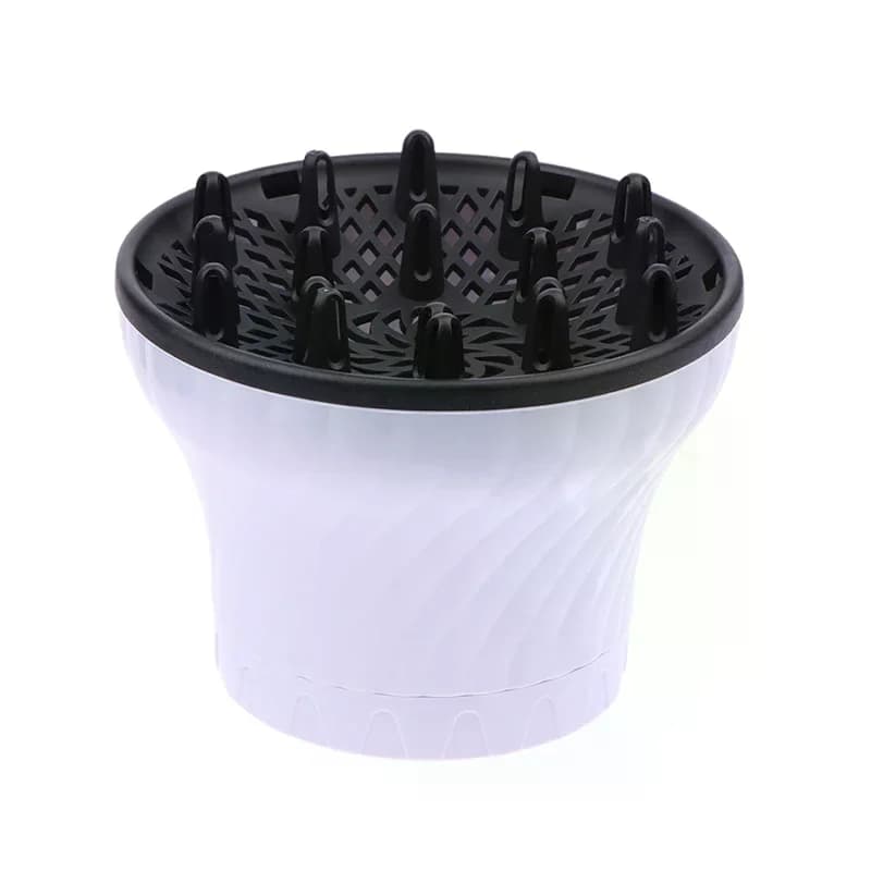 Diffuseur de cheveux universel Adaptable pour sèche-cheveux avec conception rotative cheveux bouclés grande capuche de vent forme fixe dispersant le vent