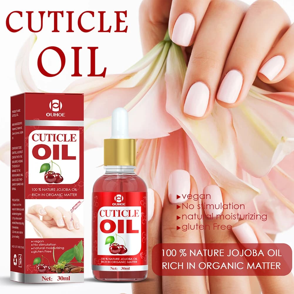 Huile nutritive pour ongles 30 ml, sérums naturels hydratants pour ongles, nourrissants, contenant de la vitamine B E, accessoires de manucure
