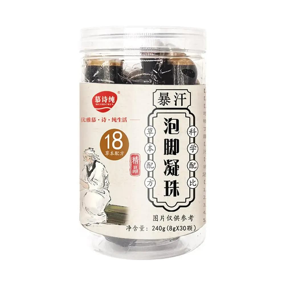 18 Essences à base de plantes naturelles formule les perles de trempage des pieds perles de bain de pieds à Dissolve rapide favorisant la Circulation des pieds pour toutes les personnes