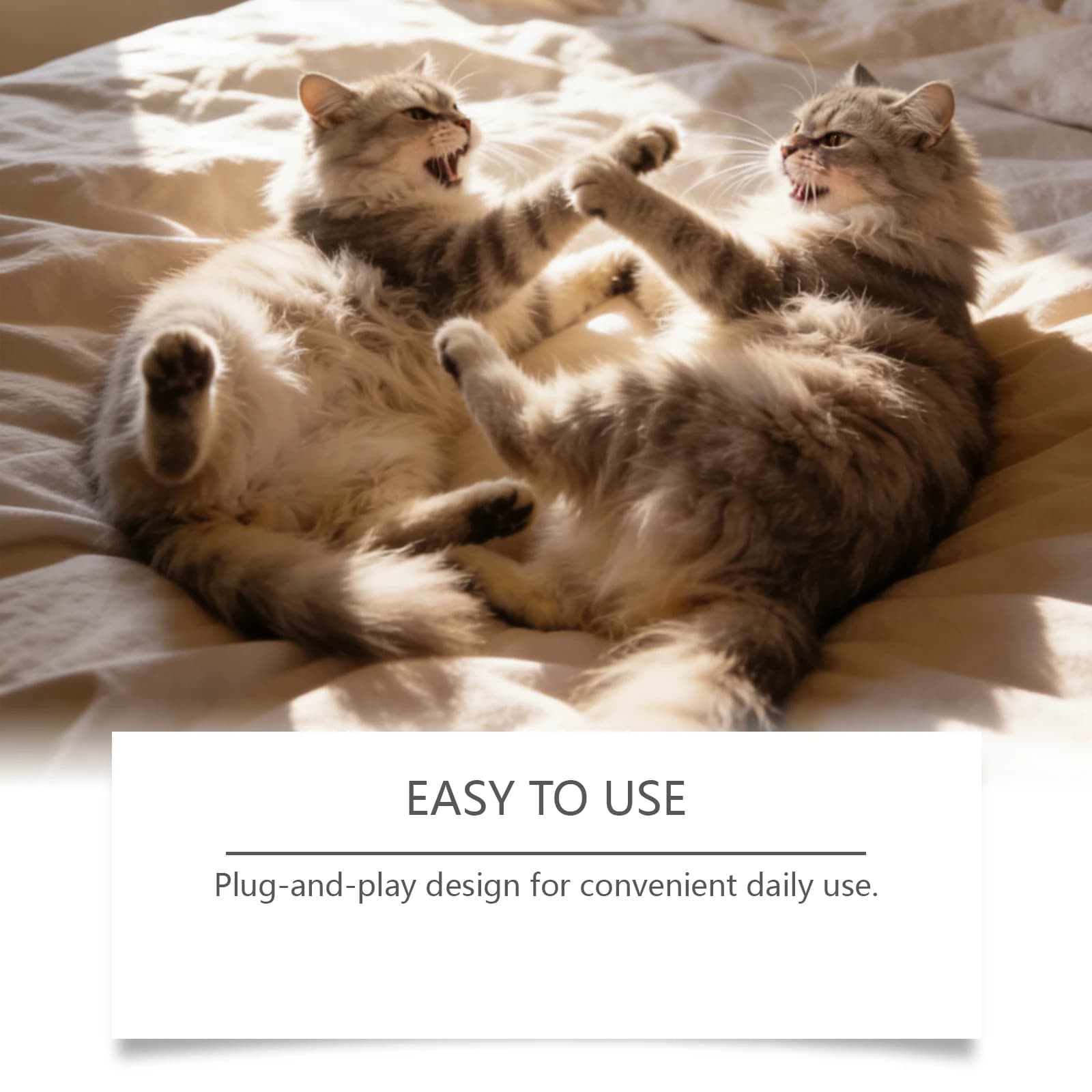 Diffuseur apaisant pour chats, anti-stress, aide à la relaxation pour chats anxieux, diffuseur d'ambiance pour maison multi-chats, couverture de 700 pieds carrés
