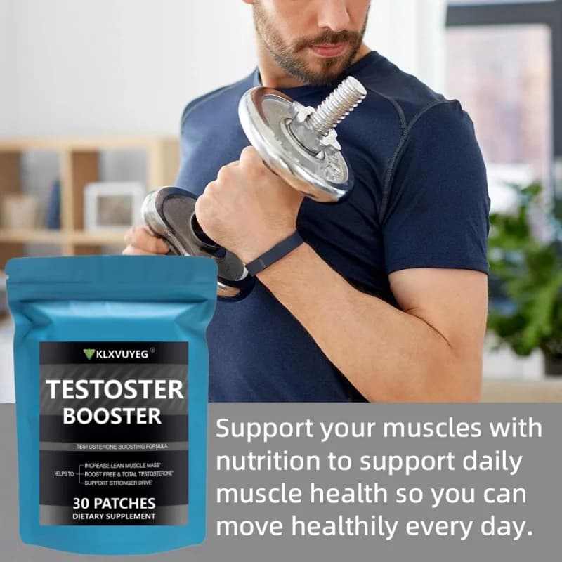  Booster de testostérone 30 patchs - Améliore l'endurance et l'énergie
