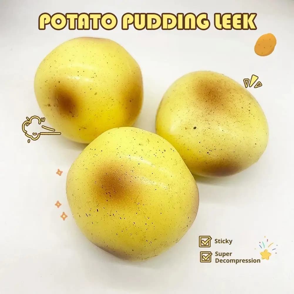 Jouet sensoriel souple en forme de pain de pomme de terre/pain flottant, à remontée lente, pour soulager le stress, l'anxiété et l'ADHD, cadeau